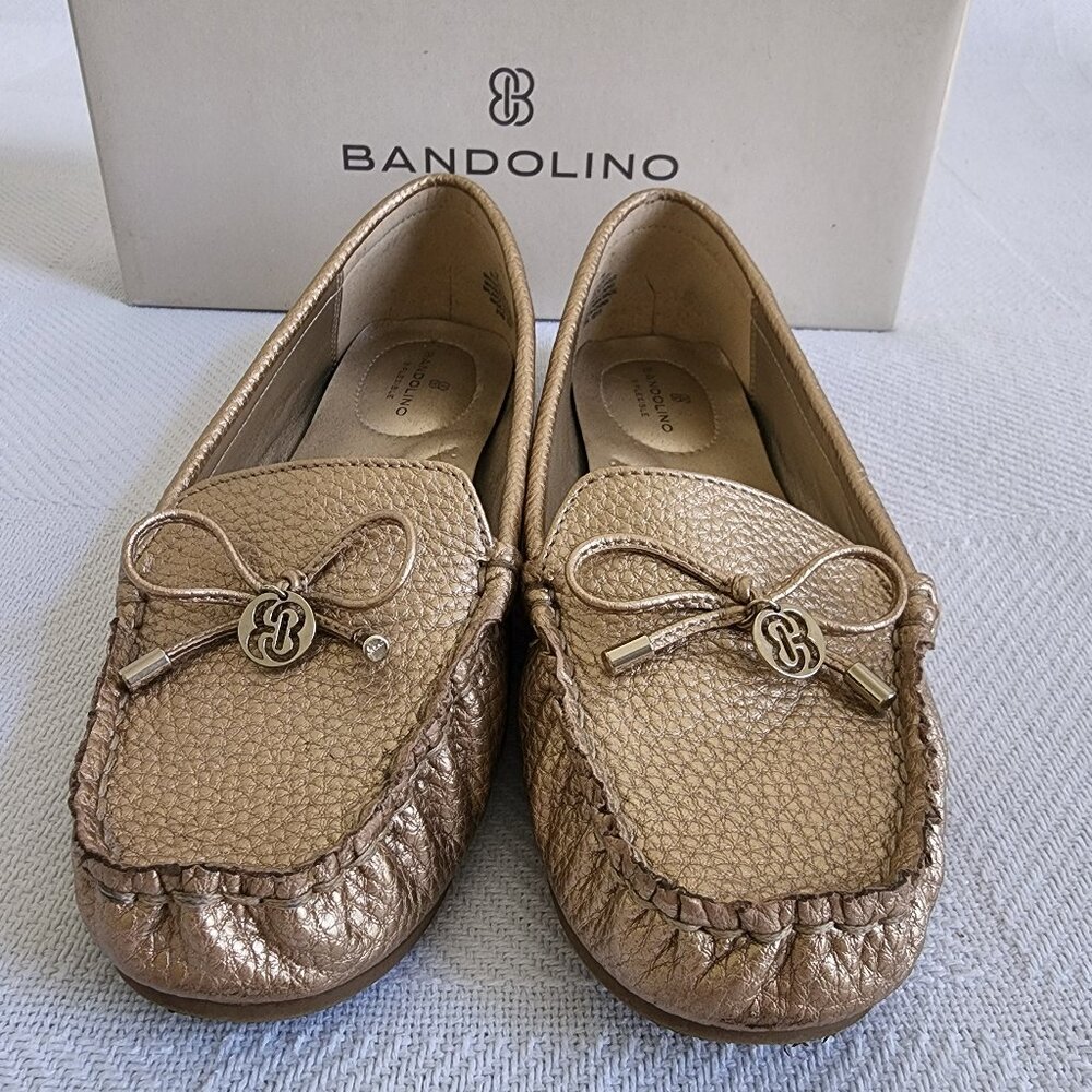 Bandolino Soft Gold Leather Flats SZ 7